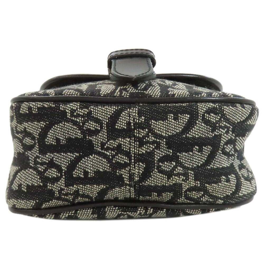 CHRISTIAN DIOR Black Canvas Trotter Shoulder Bag - Picture 4 of 16